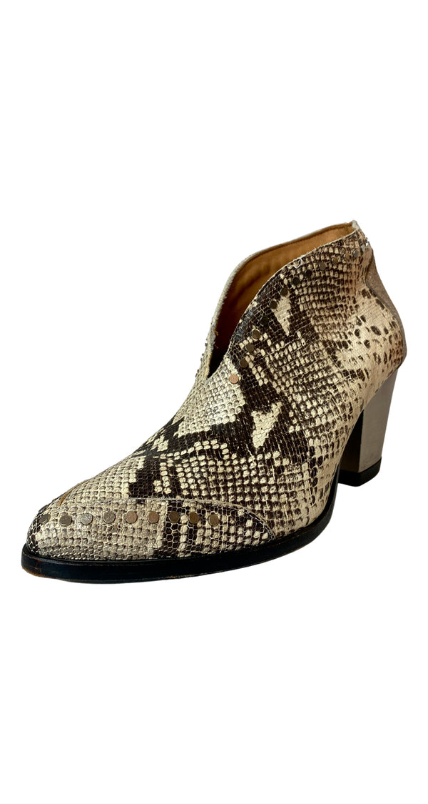 Botines Animal Print Serpiente