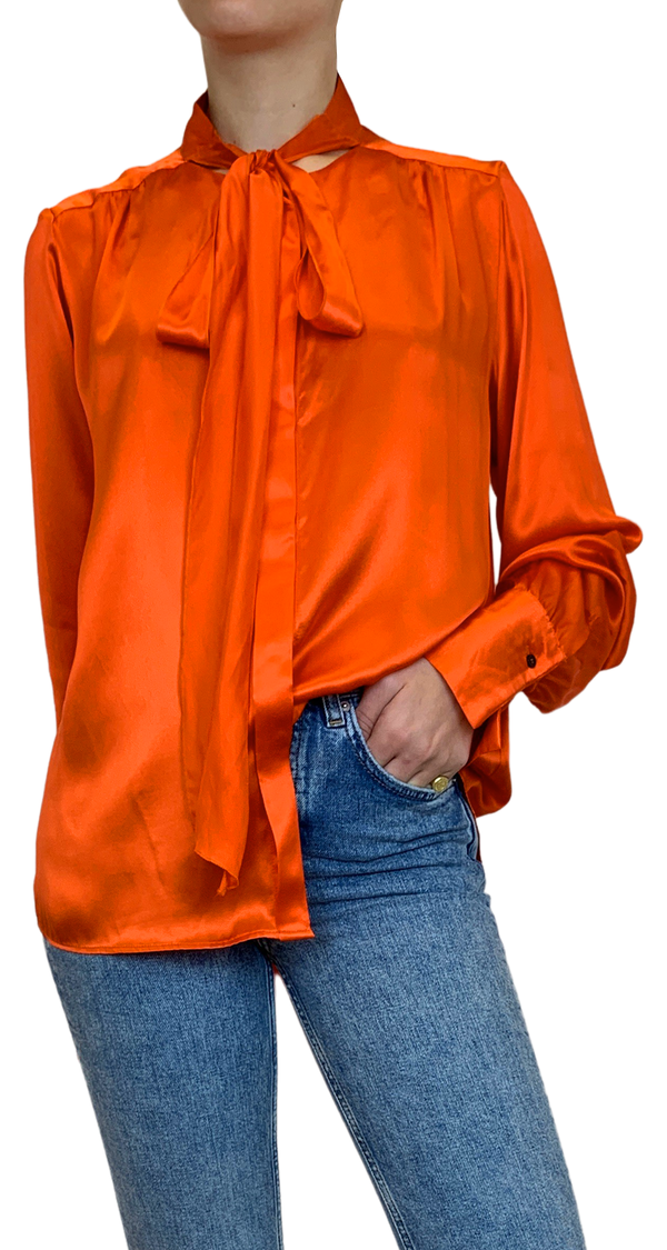 Blusa lazo Naranja