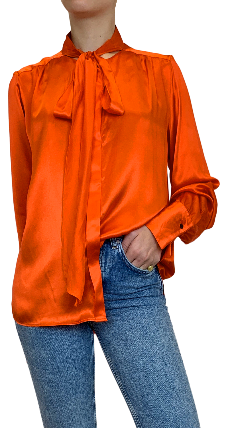 Blusa lazo Naranja