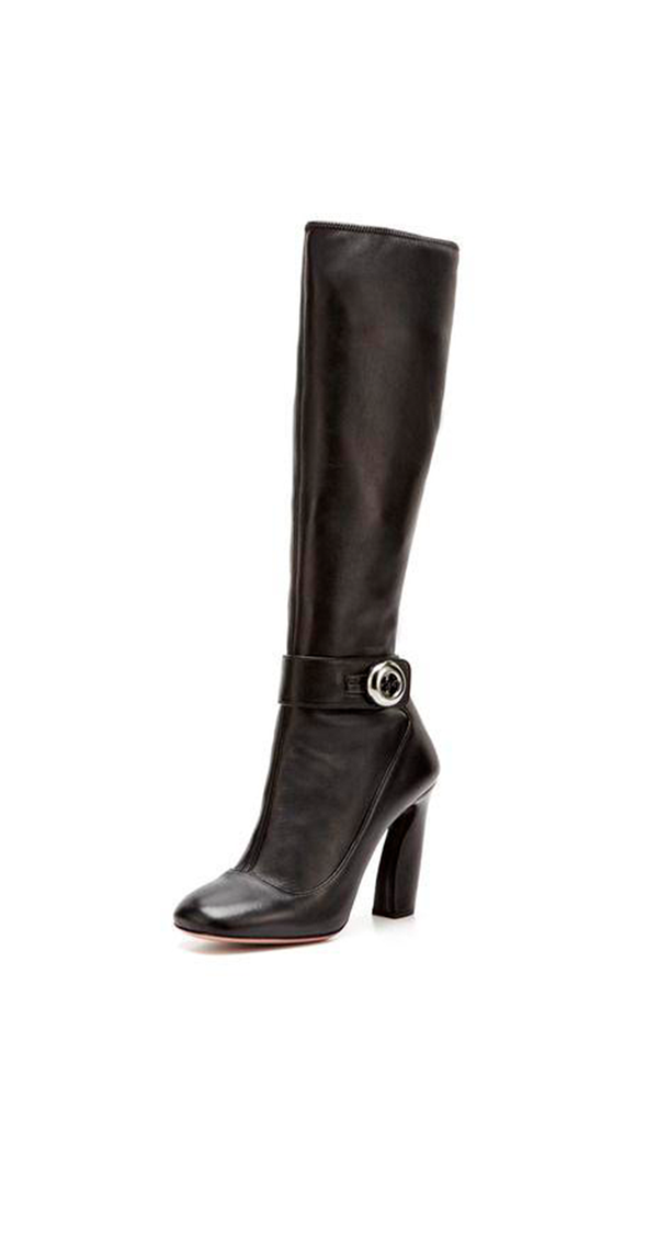 Botas Mary Jane Nappa Negro