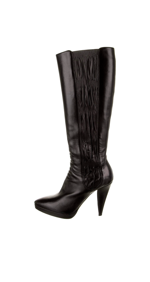 Botas Leather Knee