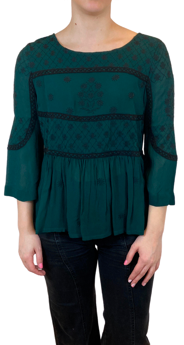 Blusa Verde Botella