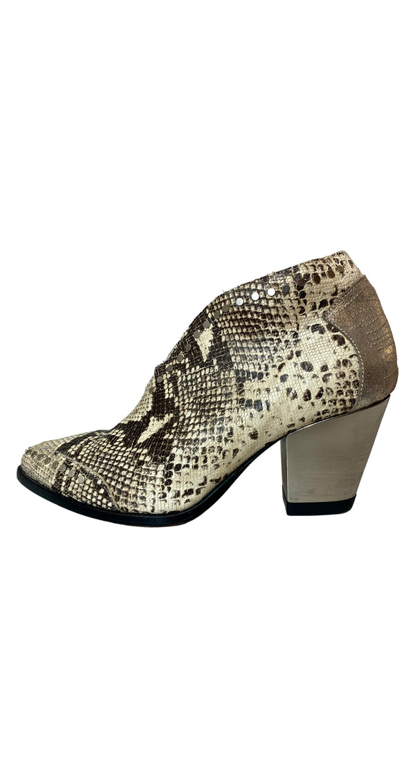 Botines Animal Print Serpiente