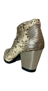 Botines Animal Print Serpiente