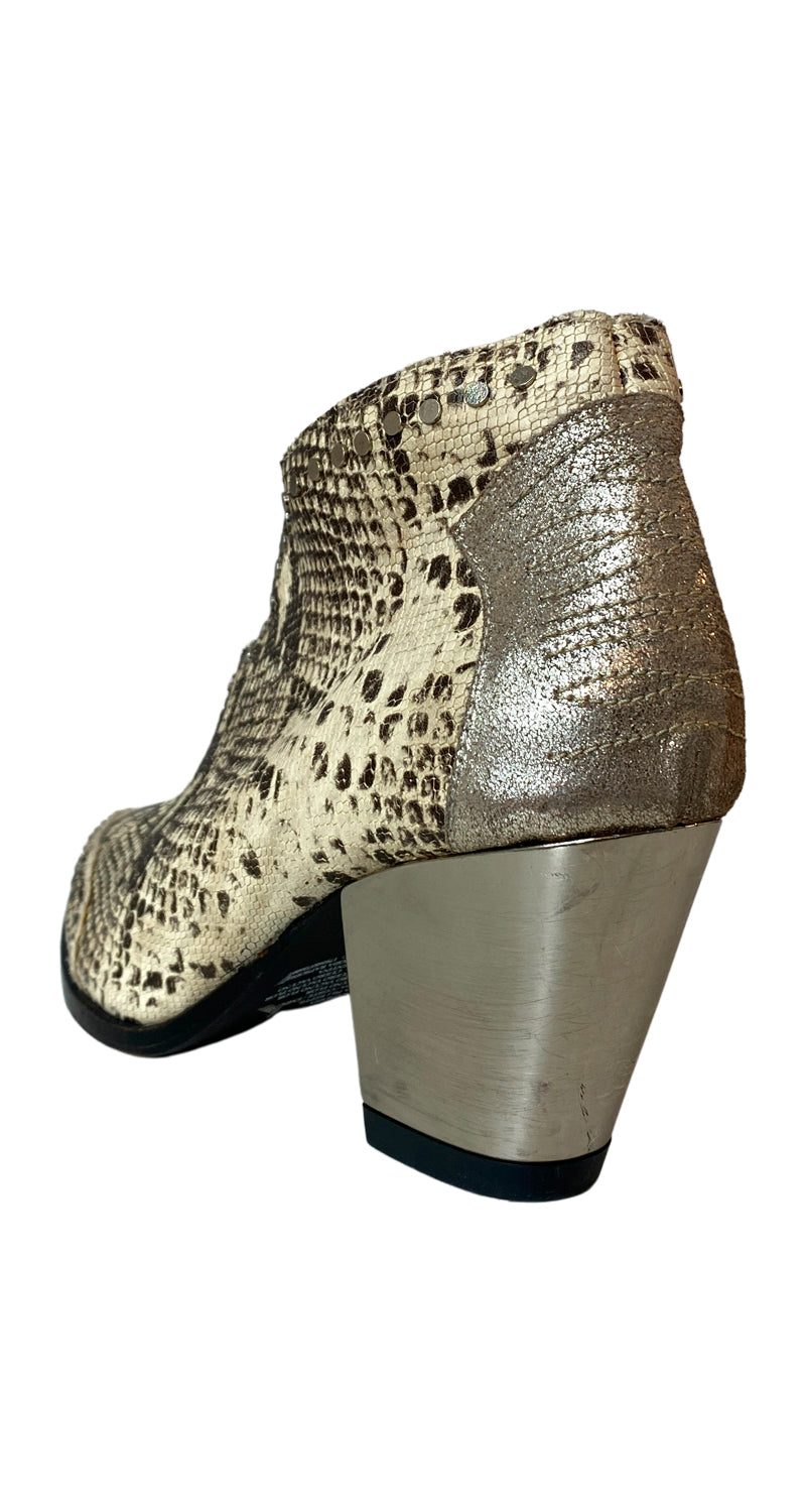 Botines Animal Print Serpiente